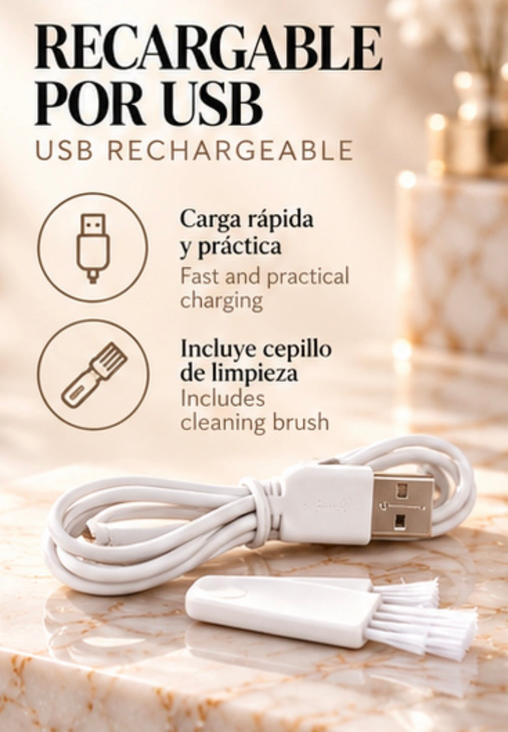 USB Charging Lipstick Shaver 2 In 1 Mini Electric Eyebrow Trimmer Facial Shaver Hair Removal Instrument