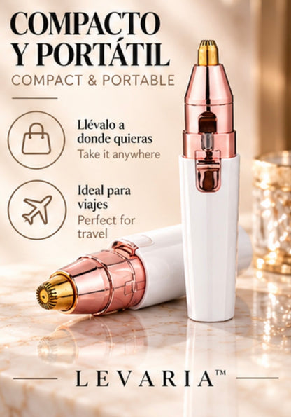 USB Charging Lipstick Shaver 2 In 1 Mini Electric Eyebrow Trimmer Facial Shaver Hair Removal Instrument