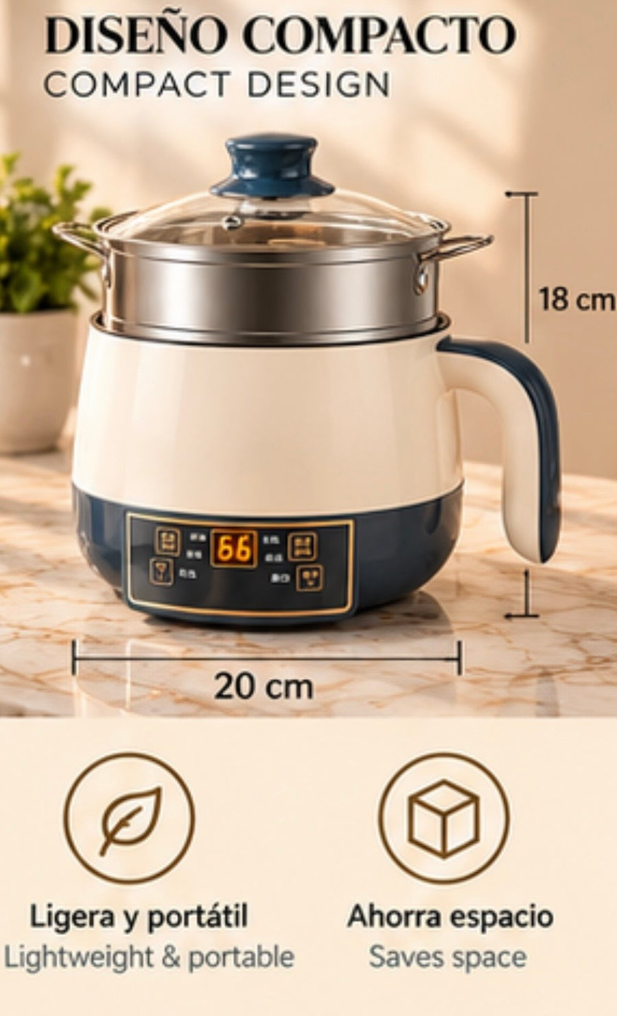 Multifunctional Electric Cooking Pot For Student Dormitories