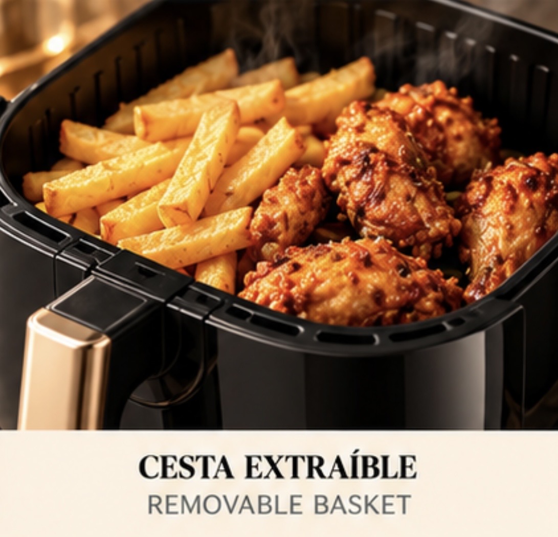 Home Fashion Simple Touch Screen Air Fryer
