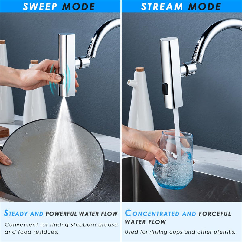 LEVARIA™ AquaFlow Luxe – Multifunction Waterfall Faucet