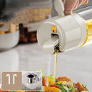 •2 en 1, botella de aceite de cocina, spray y dispensador de aceite.                                             •2 In 1 Oil Sprayer Bottle BBQ Cooking Oil Dispenser Olive Oil Pourers Sprayer Kitchen Baking Oil Mister Vinegar Bottle