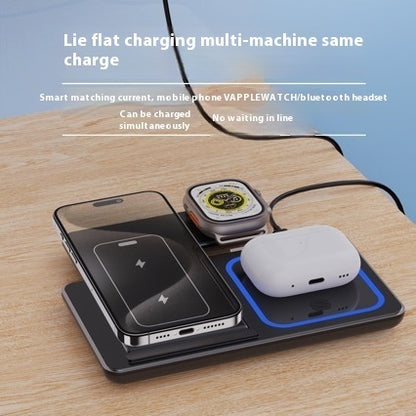 LEVARIA™ TrioCharge Pro – 3 In 1 Wireless Charging Station
