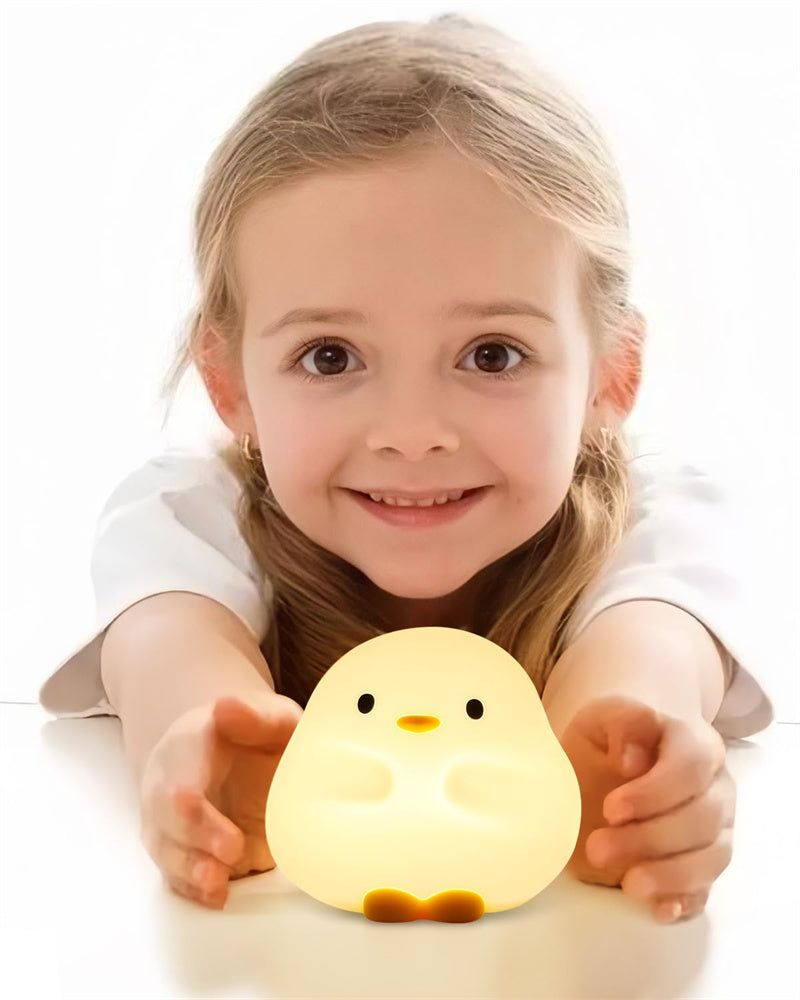 LEVARIA™ Lámpara Patito LED Táctil | Luz Nocturna Recargable Súper Tierna y Relajante