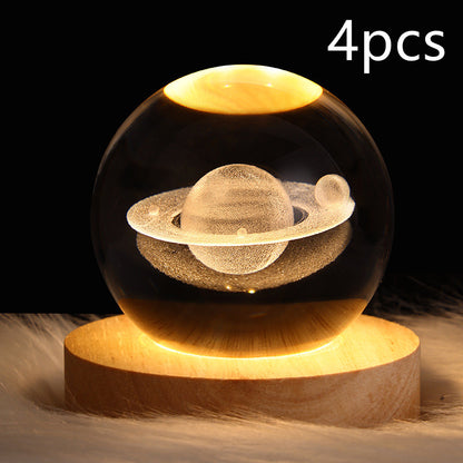 LEVARIA™ CrystalGlow Lamp – 3D Crystal Night Light
