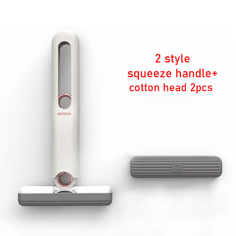 LEVARIA™ QuickSpin Clean Mop – Self-Wringing Mini Mop