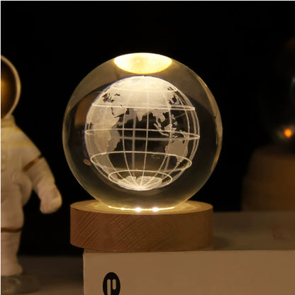 LEVARIA™ CrystalGlow Lamp – 3D Crystal Night Light