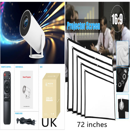 HY300 LEVARIA™ CinemaBeam Pro – Smart Mini Projector HD