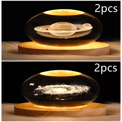 LEVARIA™ CrystalGlow Lamp – 3D Crystal Night Light