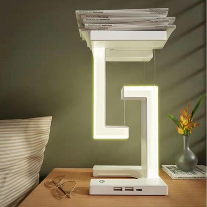 LEVARIA™ 3-in-1 Floating LED Lamp with Wireless Charging | Light, Decorate and Charge your Smartphone