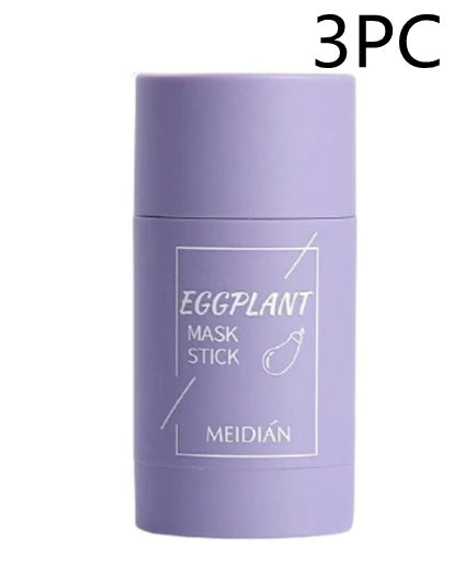 LEVARIA™ GlowClay Duo Mask – Green Tea & Eggplant Acne Treatment