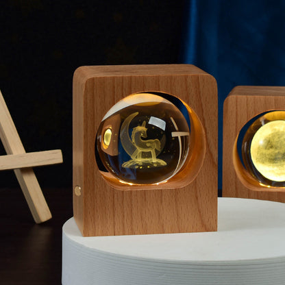 LEVARIA CrystalGlow Orb Light 