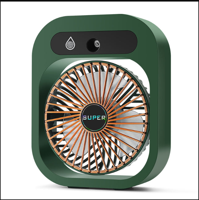LEVARIA™ Mini Portable USB Air Conditioner | Fan with Spray + 3 Speeds