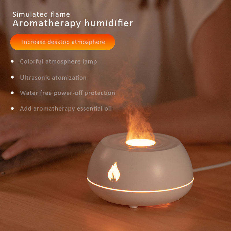 LEVARIA™ FlameMist Aura – Flame Aroma Diffuser