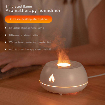 LEVARIA™ FlameMist Aura – Flame Aroma Diffuser
