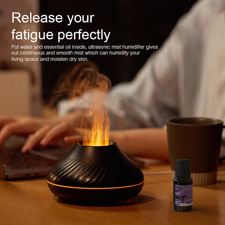 LEVARIA™ - VolcanoMist™ Diffuser – Humidificador & Difusor Aromático LED