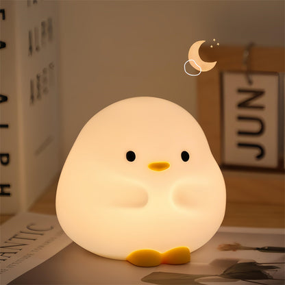 LEVARIA™ Lámpara Patito LED Táctil | Luz Nocturna Recargable Súper Tierna y Relajante