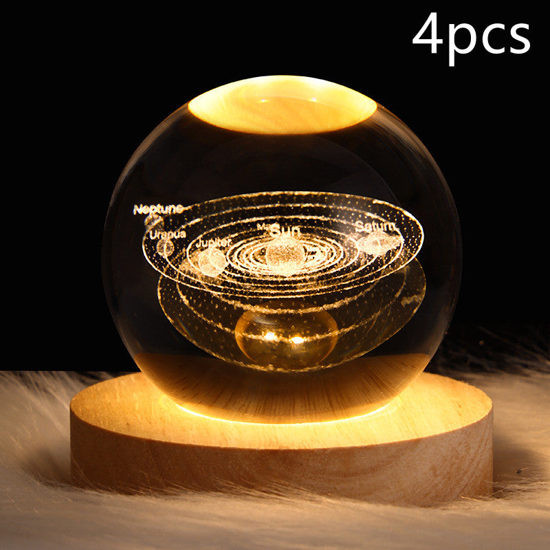 LEVARIA™ CrystalGlow Lamp – 3D Crystal Night Light
