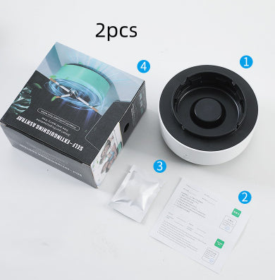 LEVARIA™ PureAir Ashtray – Smart Smoke Purifier Ashtray