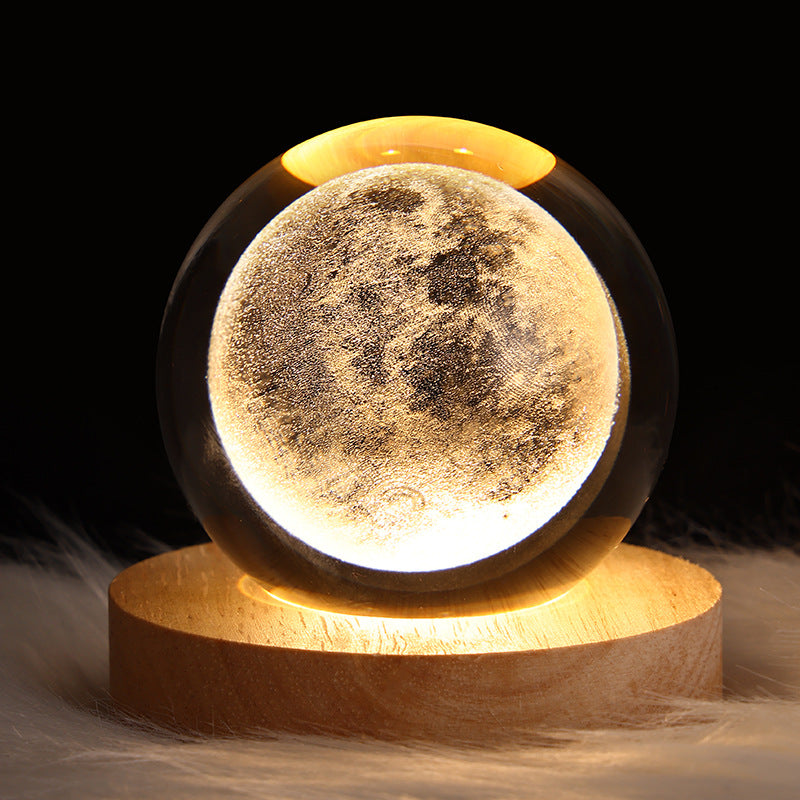 LEVARIA™ CrystalGlow Lamp – 3D Crystal Night Light