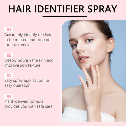 Hair Identifier Spray LEVARIA™ SilkSkin Hair Eraser – Facial Hair Removal Spray