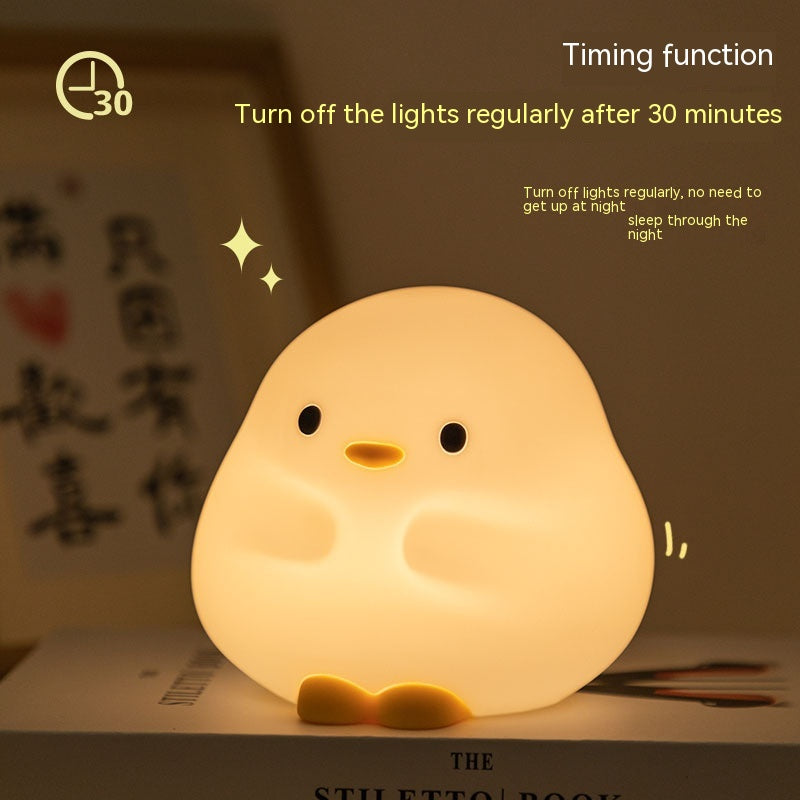 LEVARIA™ Lámpara Patito LED Táctil | Luz Nocturna Recargable Súper Tierna y Relajante