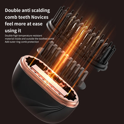 LEVARIA™ Cepillo Alisador Inalámbrico con Batería Recargable – Anti Frizz, Calentamiento Rápido y 3 Niveles de Temperatura
