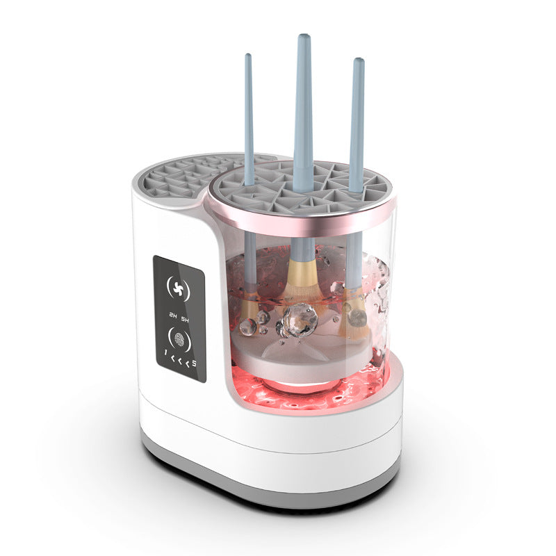 LEVARIA™ Limpiador Automático de Brochas 2 en 1 | Lava, Seca y Desinfecta en Minutos
