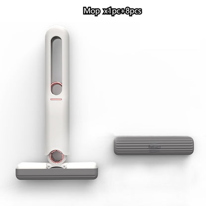 LEVARIA™ QuickSpin Clean Mop – Self-Wringing Mini Mop