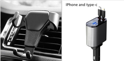 LEVARIA™ VoltDrive Pro – Ultra Fast Retractable Car Charger