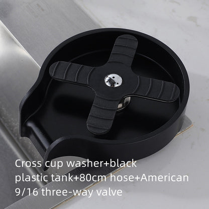 LEVARIA™ HydroClean Rinser – Stainless Steel Cup Washer