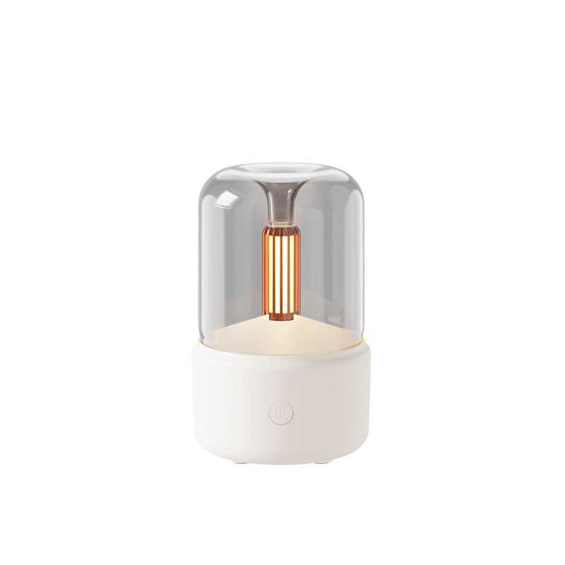 LEVARIA™ Difusor Aromático Efecto Vela | Humidificador con Luz Relajante y Aromaterapia