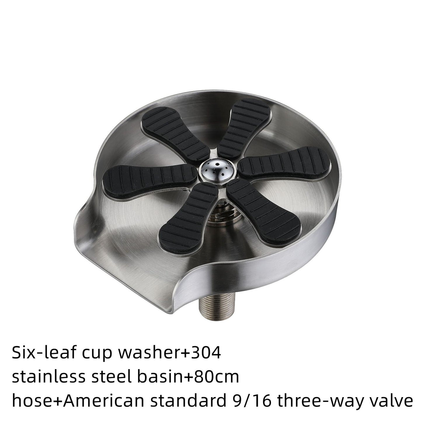 LEVARIA™ HydroClean Rinser – Stainless Steel Cup Washer