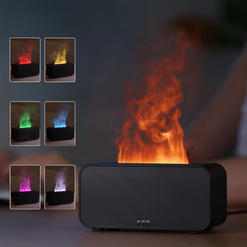 LEVARIA™ JellyFlame Diffuser – Aromatherapy Flame Humidifier