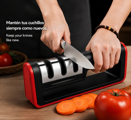LEVARIA™ Professional Knife Sharpener, extra-fine edge, for effortless cuts