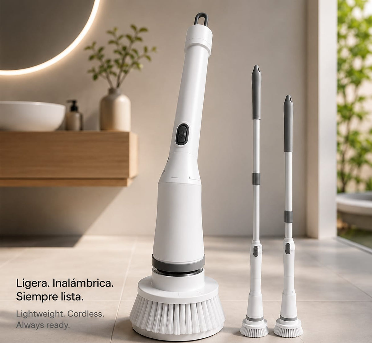 Electric Scrubber Wall-Mount Long